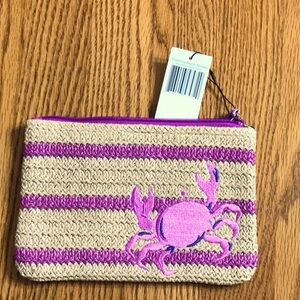 BNWT Vera Bradley Seashore Beach Wristlet in Flower Garden pattern - stunning!